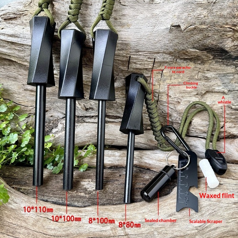 Magnesium Fire Starter - Набор для выживания Bear Grylls: портативный