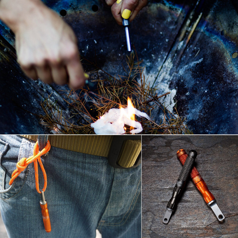 Magnesium Fire Starter - Уличный кремневый и стальной водонепроницаемый аварийный