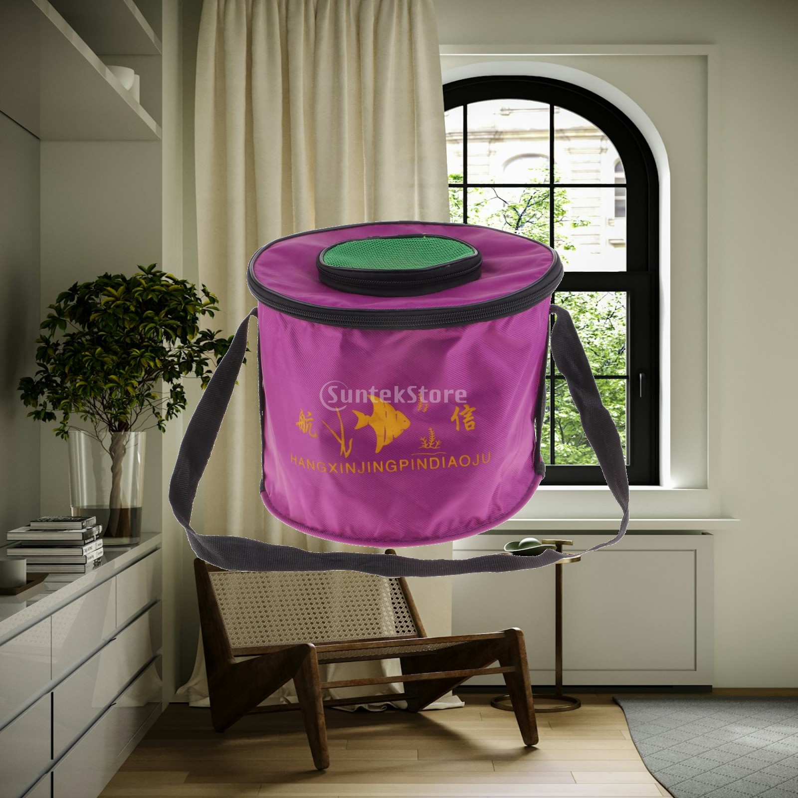 Water Bag Collapsible - Складное рыболовное ведро из ткани с