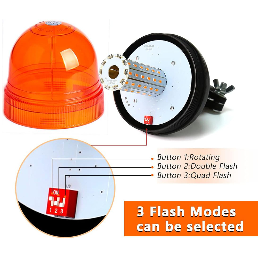 60 светодиодных янтарных строб – обзор и цена Sos Light Strobe