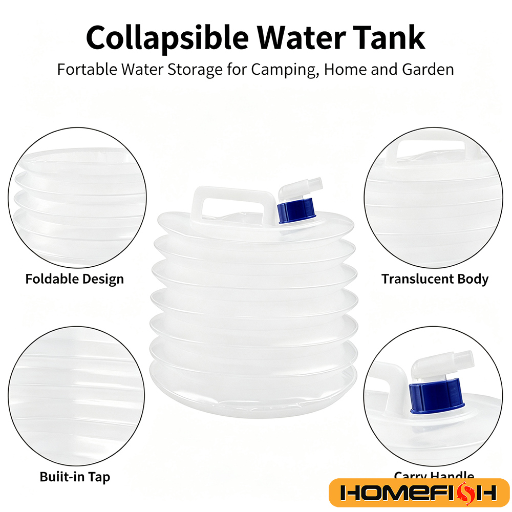 Портативное складное ведро для – обзор и цена Water Bag Collapsible