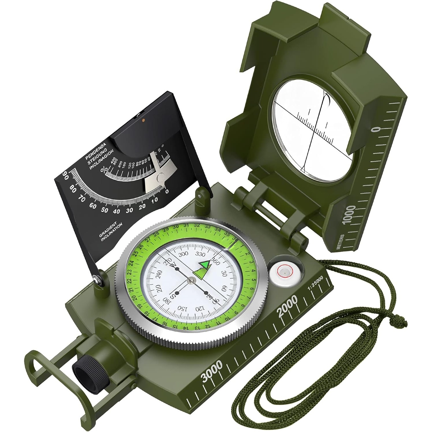 Компас Proster IP65 - с линзой – обзор и цена Compass Lensatic