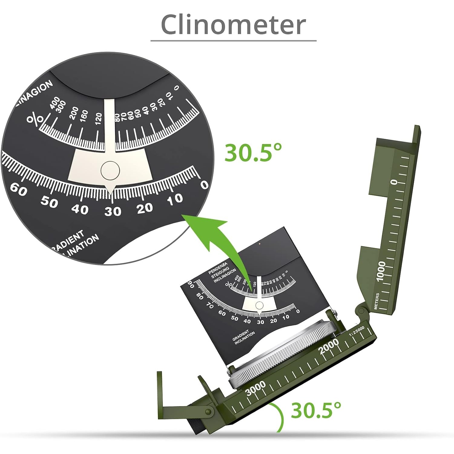 Компас Proster IP65 - с линзой – обзор и цена Compass Lensatic